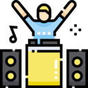 electronics,music and multimedia,music,professions and jobs,musical,user,party,birthday and party,music notes,DJ,club,festival,disc jockey