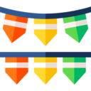 flag,flags,decoration,party,birthday and party,carnival,ornament,garlands,garland,fair
