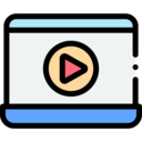 interface,music and multimedia,multimedia,video player,play button,multimedia option,laptop,marketing,web,play,advertising