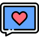 speech bubble,communications,chat,heart,love,communication,like,messages,love message ok 