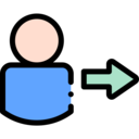 interface,symbol,seo and web,arrow,user,web,login,In ok 