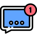 ui,interface,speech bubble,conversation,communications,chat,social media,speech balloon,notification,message,talk,chatting,chat balloon
