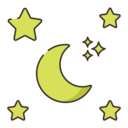 miscellaneous,weather,meteorology,nature,stars,astronomy,moon,night,half moon,moon phases,moon phase