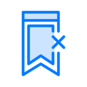 interface,book,miscellaneous,shapes,bookmark,badge,insignia,favorites,ribbon,decline