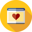 ui,interface,browser,heart,internet,computing,favorite ok 