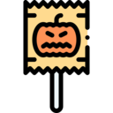 food and restaurant,sweet,dessert,halloween,sugar,candy,pumpkin,lollipop,stick