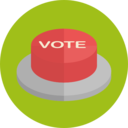 circular,buttons,shapes and symbols,vote,elections,votes,badges