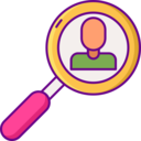 business and finance,report,seo and web,magnifying glass,profile,search,customer,magnifier,behavior