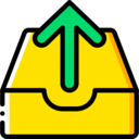 multimedia,arrows,multimedia option,files and folders,communications,direction,outbox,up arrow,uploading