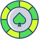 sports and competition,entertainment,gaming,casino,Bet,gambling,poker chip,spade,casino chip