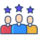 seo and web,entertainment,people,stars,client,customer,rating,testimonial,happy client