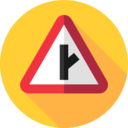 signs,intersection,triangle,warning,alert,danger,traffic sign