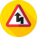 signs,warning,traffic sign,road sign,curves