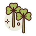 botanical,farming and gardening,leaves,clover,shamrock,Irish,good luck