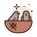animals,animal,birds,babies,singing,nest