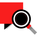 multimedia,seo and web,magnifying glass,speech bubble,conversation,communications,chat,search,loupe,communication ok 