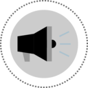 megaphone,marketing,communications,Tools and utensils,promotion,shout,bullhorn,protest,announcer,loudspeaker