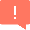 ui,report,speech bubble,exclamation mark,exclamation,fail,failed,inappropriate