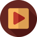 interface,music and multimedia,music player,multimedia,arrows,movie,video player,play button,multimedia option,play
