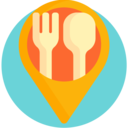 food,food and restaurant,maps and location,pin,map location,placeholder,restaurant,location pin,order,cutlery ok 