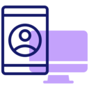 electronics,computer,user,profile,smartphone,monitor,devices