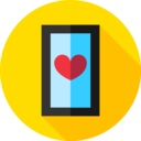technology,smartphone,communications,heart,app,touch screen,mobile phone,cellphone,love,valentines day,love and romance ok 