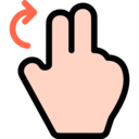 finger,multimedia option,rotate,hands,gestures