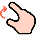 finger,multimedia option,rotate,hands,gestures