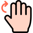finger,multimedia option,rotate,hands,gestures