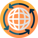 world,symbol,arrows,global,commerce,circle,international,grid,distribution