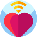 communications,heart,shapes,love,signal,valentines day,love and romance,romantic,wifi signal