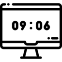 technology,computer,clock,time and date,monitor,screen,tv,television
