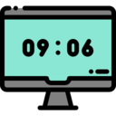 technology,computer,clock,time and date,monitor,screen,tv,television