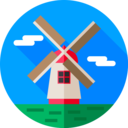 architecture and city,architectonic,landmark,monuments,windmill,kinderdijk windmills