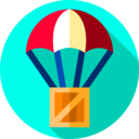 shipping and delivery,delivery,box,shipping,package,safe,shipment,landing,parachute,drop shipping,parachuting ok 
