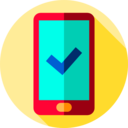 technology,smartphone,communications,mobile phone,cellphone,checked,check mark,correct,shapes and symbols ok 