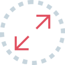 ui,arrows,multimedia option,expand,extend,bigger ok 