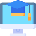 computer,learning,mortarboard,education,training,student,online course,elearning,learn,online training