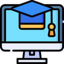 computer,learning,mortarboard,education,training,student,online course,elearning,learn,online training