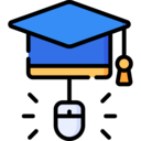 mortarboard,education,mouse,elearning,online class