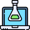 computer,education,flask,chemical,test tube,chemistry,science,laptop,testing,formula