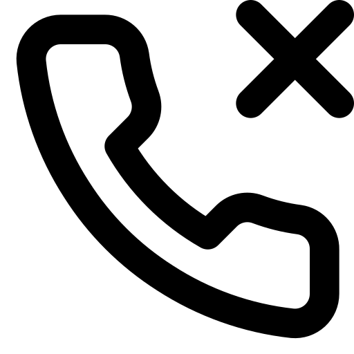 Missed, phone icon