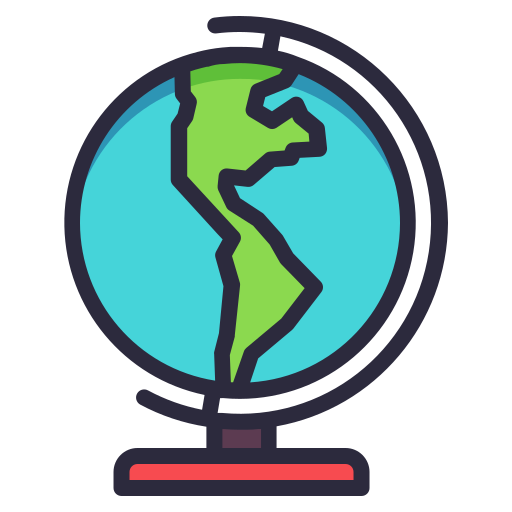 Earth, geograhy, globe, planet, school icon