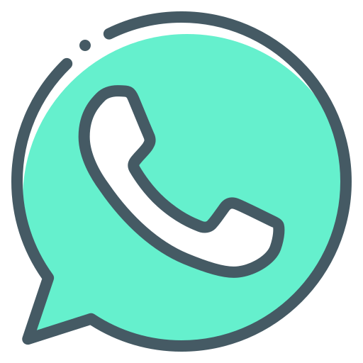 Handset, logo, telephone, whatsapp icon