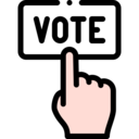 business and finance,hand,select,choose,vote,elections,yes,touch,positive,vote yes