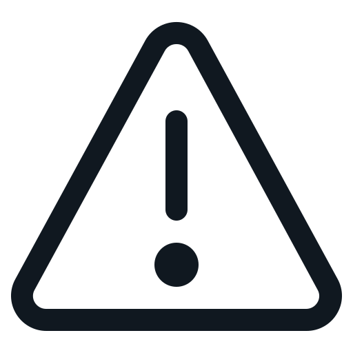 Caution, exclamation, mark, sign, triangle icon