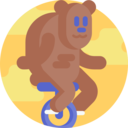 animals,entertainment,animal kingdom,carnival,show,bear,circus,performance,monocycle ok 