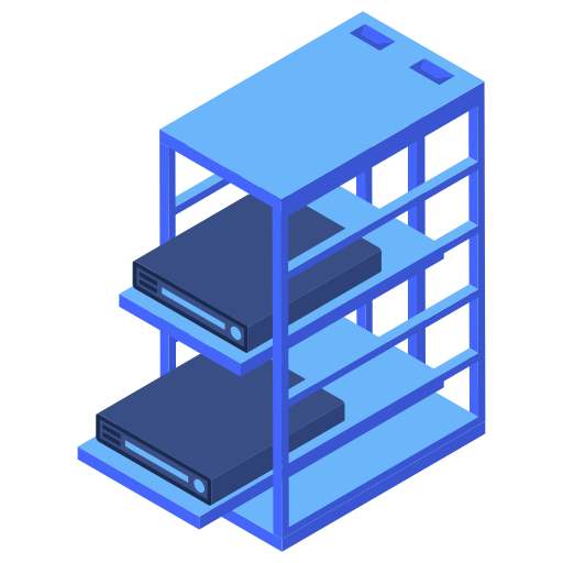 Mount, rack, server icon