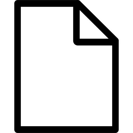 Document, empty, file, new, sheet, page, paper icon