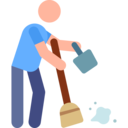 man,people,person,humanpictos,broom,sweeping,housekeeping ok 